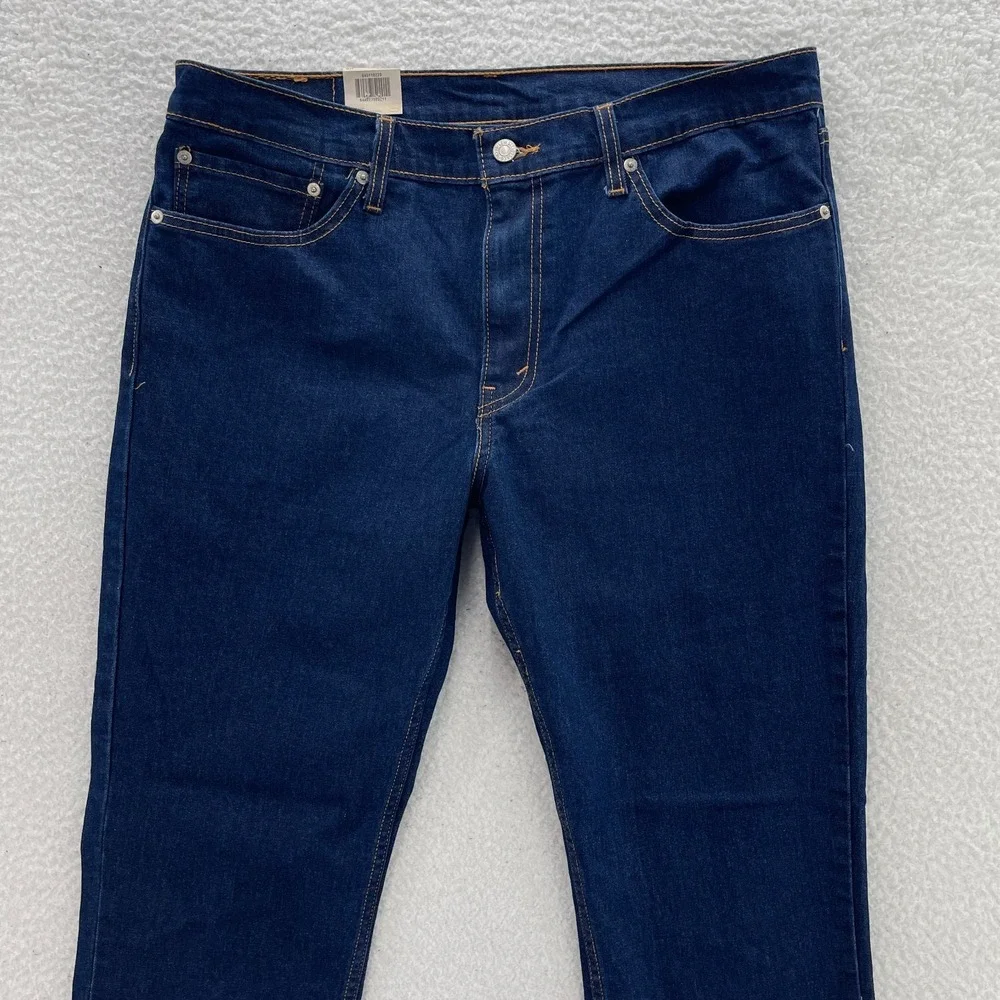 Levis 511 Jeans Mens 36x32 Blue Slim Fit Dark Wash Denim Grunge Skater Preppy
